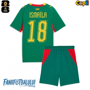 Senegal Ismaila Sarr #18 Echipament de Fotbal Replică Mondial 2026 Copii Deplasare (+ Șorturi)